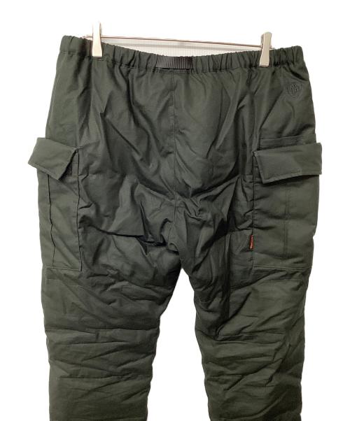 GRIP SWANY（グリップスワニー）GRIP SWANY (グリップスワニー) ファイアプルーフ ダウンパンツ オリーブ サイズ:XLの古着・服飾アイテム