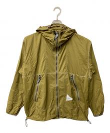 and wander（アンドワンダー）の古着「PERTEX wind jacket（トレッキングウェア)」｜カーキ