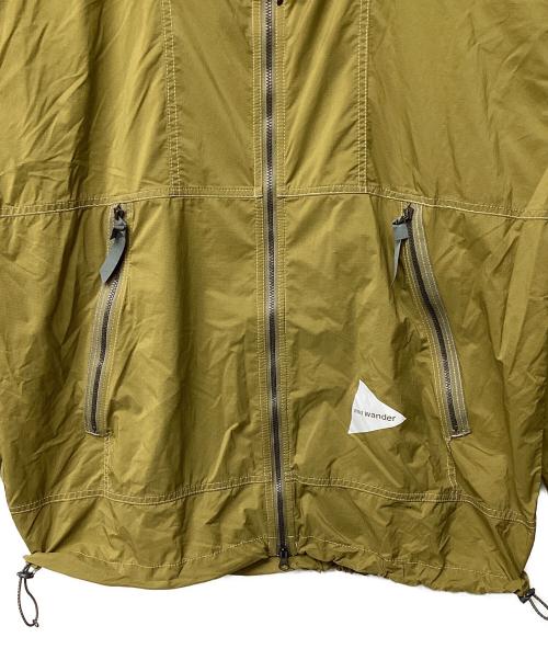 and wander（アンドワンダー）and wander (アンドワンダー) PERTEX wind jacket（トレッキングウェア) カーキ サイズ:Mの古着・服飾アイテム