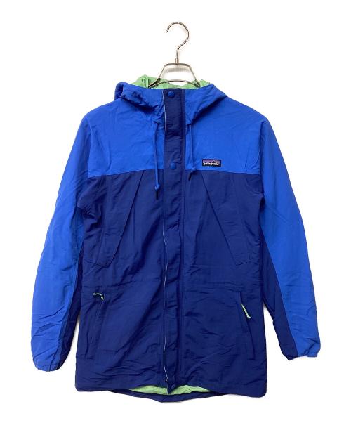 Patagonia（パタゴニア）Patagonia (パタゴニア) リサイクルナイロンパーカー ブルー×ライトグリーン サイズ:XSの古着・服飾アイテム