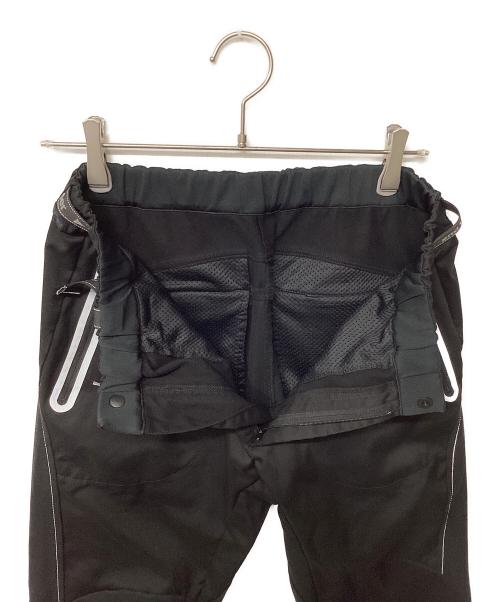 and wander（アンドワンダー）and wander (アンドワンダー) air hold pants ブラック サイズ:Lの古着・服飾アイテム