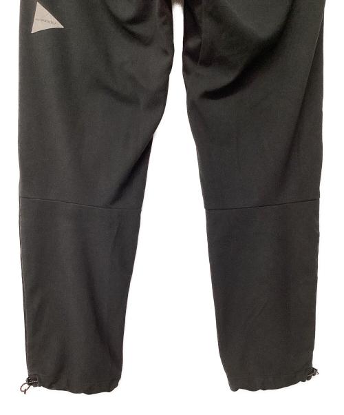 and wander（アンドワンダー）and wander (アンドワンダー) air hold pants ブラック サイズ:Lの古着・服飾アイテム