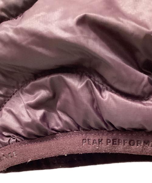 Peak Performance（ピーク・パフォーマンス）Peak Performance (ピーク・パフォーマンス) ヘリウム ハイブリッド ダウン フード（トレッキングウェア) パープル サイズ:Mの古着・服飾アイテム