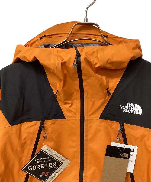 THE NORTH FACE（ザ ノース フェイス）THE NORTH FACE (ザ ノース フェイス) クライムライトジャケット（トレッキングウェア/レインウェア) オレンジ×ブラック サイズ:L 未使用品の古着・服飾アイテム