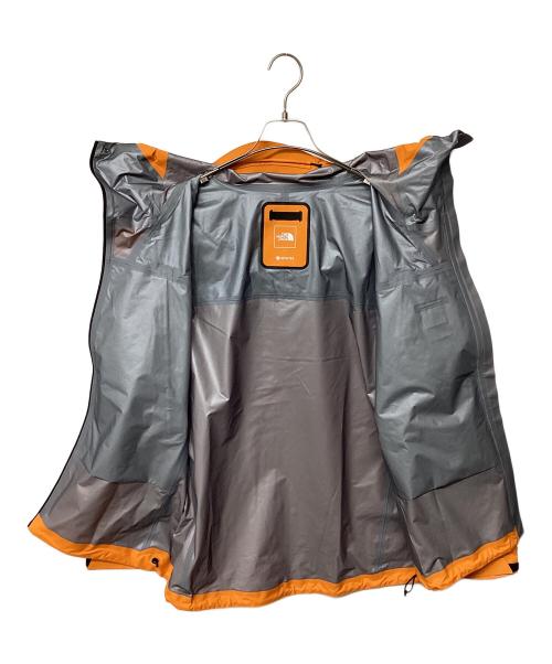 THE NORTH FACE（ザ ノース フェイス）THE NORTH FACE (ザ ノース フェイス) クライムライトジャケット（トレッキングウェア/レインウェア) オレンジ×ブラック サイズ:L 未使用品の古着・服飾アイテム