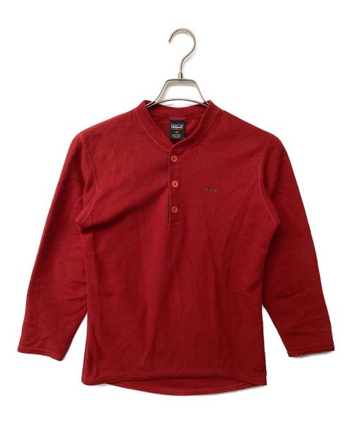 Patagonia（パタゴニア）Patagonia (パタゴニア) キャプリーン・エクスペディションウェイト・ヘンリー レッド サイズ:XSの古着・服飾アイテム