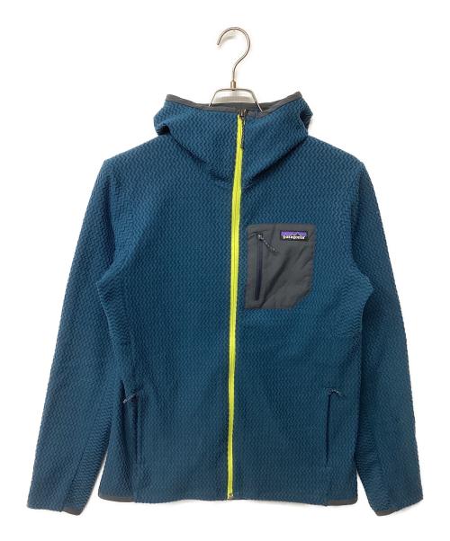 Patagonia（パタゴニア）Patagonia (パタゴニア) R1エア・フルジップ・フーディ（トレッキングウェア) ブルー サイズ:Mの古着・服飾アイテム