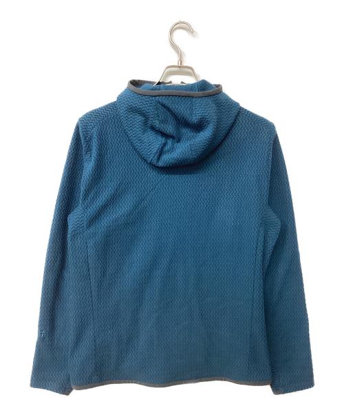 Patagonia（パタゴニア）Patagonia (パタゴニア) R1エア・フルジップ・フーディ（トレッキングウェア) ブルー サイズ:Mの古着・服飾アイテム