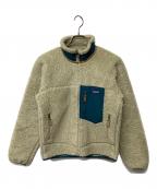 Patagoniaパタゴニア）の古着「クラシックレトロXジャケット」｜ベージュ×グリーン