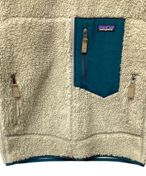 Patagonia（パタゴニア）Patagonia (パタゴニア) クラシックレトロXジャケット ベージュ×グリーン サイズ:XSの古着・服飾アイテム