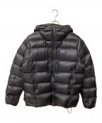 Patagoniaパタゴニア）の古着「メンズ・フィッツロイ・ダウン・フーディ（トレッキングウェア)」｜ブラック