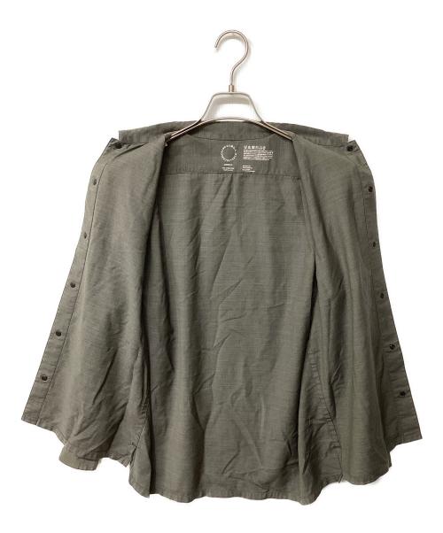 山と道（ヤマトミチ）山と道 (ヤマトミチ) Merino Shirt（トレッキングウェア) グレー サイズ:Sの古着・服飾アイテム