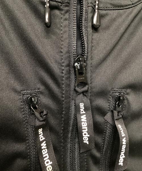 and wander（アンドワンダー）and wander (アンドワンダー) Trek Jacket ブラック サイズ:Lの古着・服飾アイテム