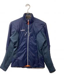 MAMMUT（マムート）の古着「アイガーヨッホ インサレーション ハイブリッド ジャケット(トレッキングウェア)」｜ネイビー