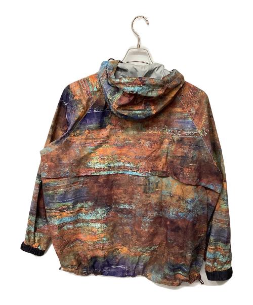 and wander（アンドワンダー）and wander (アンドワンダー) Pertex Printed Rain Jacket（トレッキングウェア/レインウェア) マルチカラー サイズ:Lの古着・服飾アイテム