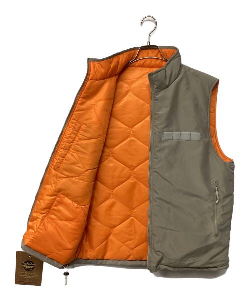BUZZ RICKSON'S（バズリクソンズ）BUZZ RICKSON'S (バズリクソンズ) Type PCU LEVEL7 VEST THINSULATE グレー×オレンジ サイズ:L 未使用品の古着・服飾アイテム