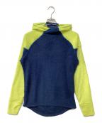 OMMオリジナルマウンテンマラソン）の古着「Core+ Hoodie（トレッキングウェア)」｜ネイビー×イエロー