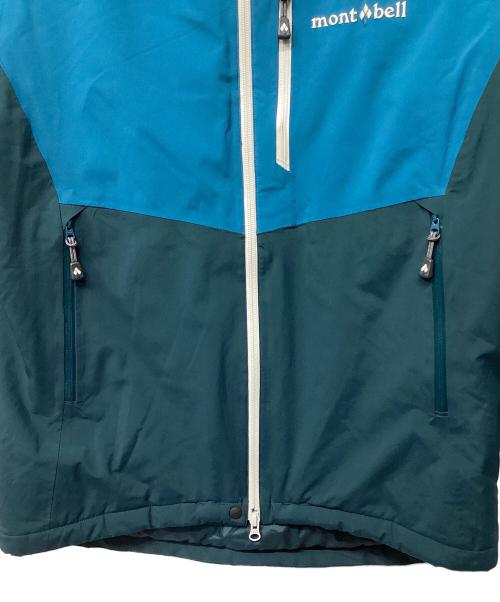 mont-bell（モンベル）mont-bell (モンベル) パウダーホップ パーカ（トレッキングウェア) ブルー サイズ:Mの古着・服飾アイテム
