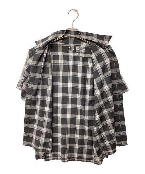 山と道（ヤマトミチ）山と道 (ヤマトミチ) Merino Short Sleeve Shirt（トレッキングウェア) グレー サイズ:Mの古着・服飾アイテム