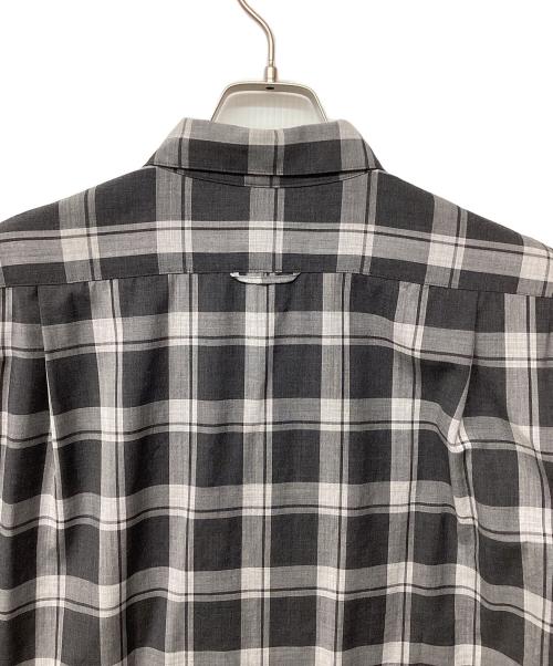 山と道（ヤマトミチ）山と道 (ヤマトミチ) Merino Short Sleeve Shirt（トレッキングウェア) グレー サイズ:Mの古着・服飾アイテム