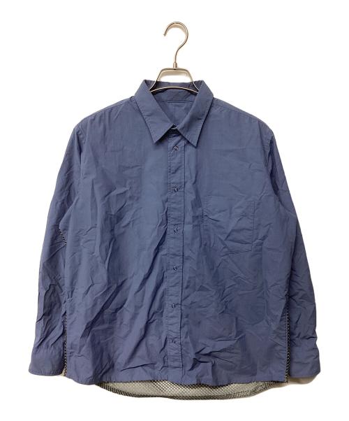 BURLAP OUTFITTER（バーラップアウトフィッター）BURLAP OUTFITTER (バーラップアウトフィッター) SOLA (ソラ) バックパッカーシャツ（トレッキングウェア) ブルー サイズ:Mの古着・服飾アイテム