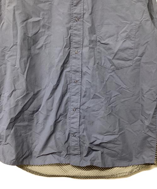 BURLAP OUTFITTER（バーラップアウトフィッター）BURLAP OUTFITTER (バーラップアウトフィッター) SOLA (ソラ) バックパッカーシャツ（トレッキングウェア) ブルー サイズ:Mの古着・服飾アイテム