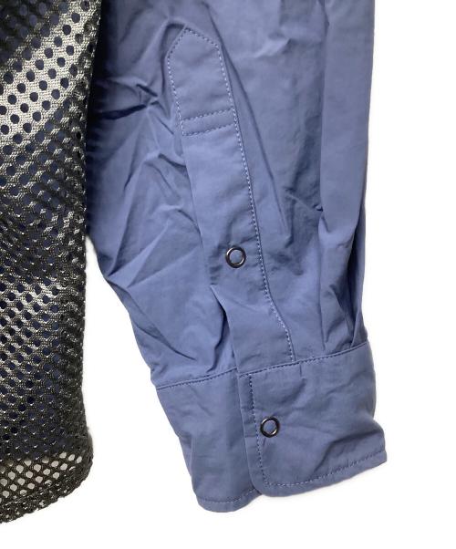 BURLAP OUTFITTER（バーラップアウトフィッター）BURLAP OUTFITTER (バーラップアウトフィッター) SOLA (ソラ) バックパッカーシャツ（トレッキングウェア) ブルー サイズ:Mの古着・服飾アイテム