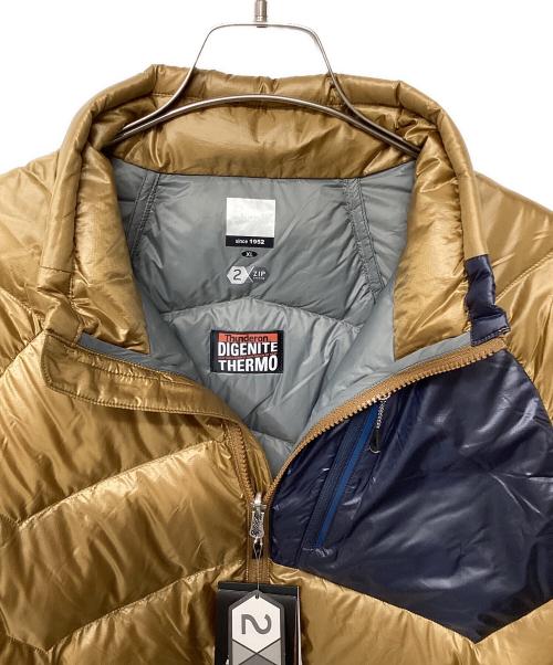 PHENIX（フェニックス）PHENIX (フェニックス) Liquid Warm Down Blouson Ⅱ ブラウン×ネイビー サイズ:XLの古着・服飾アイテム
