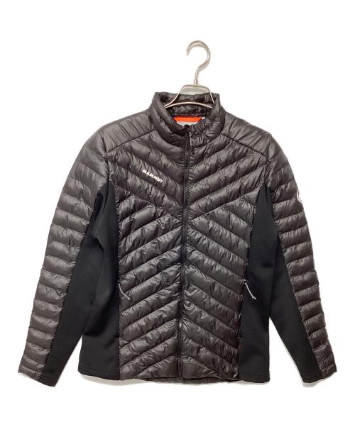 MAMMUT（マムート）MAMMUT (マムート) アルブラインサレーションハイブリッドジャケット(トレッキングウェア) グレー×ブラック サイズ:Lの古着・服飾アイテム