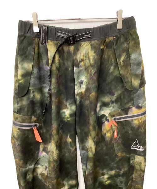 and wander（アンドワンダー）and wander (アンドワンダー) printed breathable pants 迷彩 サイズ:Lの古着・服飾アイテム
