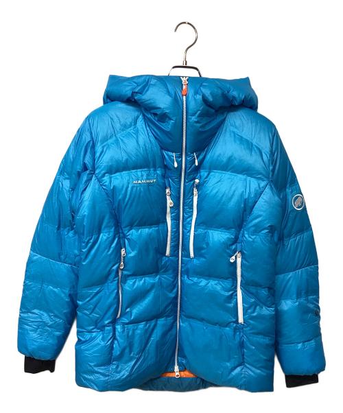 MAMMUT（マムート）MAMMUT (マムート) アイガーヨッホ プロ インサレーション フーデット ジャケット（トレッキングウェア) スカイブルー×オレンジ サイズ:Lの古着・服飾アイテム
