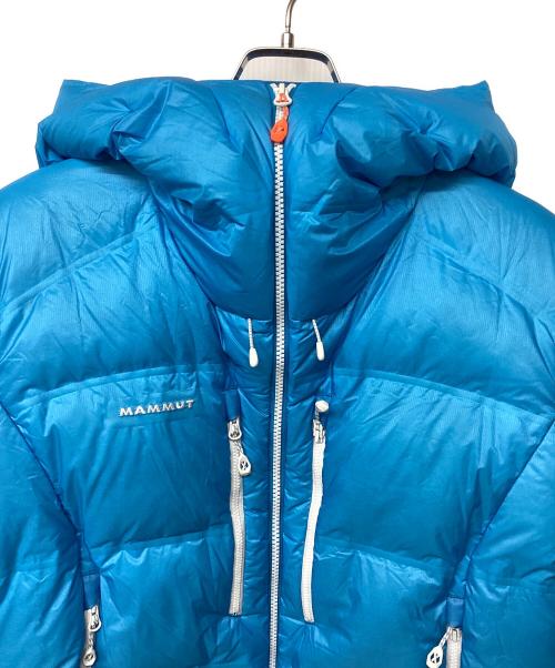 MAMMUT（マムート）MAMMUT (マムート) アイガーヨッホ プロ インサレーション フーデット ジャケット（トレッキングウェア) スカイブルー×オレンジ サイズ:Lの古着・服飾アイテム