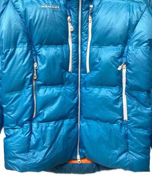 MAMMUT（マムート）MAMMUT (マムート) アイガーヨッホ プロ インサレーション フーデット ジャケット（トレッキングウェア) スカイブルー×オレンジ サイズ:Lの古着・服飾アイテム