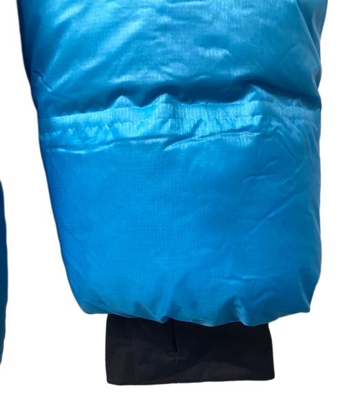 MAMMUT（マムート）MAMMUT (マムート) アイガーヨッホ プロ インサレーション フーデット ジャケット（トレッキングウェア) スカイブルー×オレンジ サイズ:Lの古着・服飾アイテム