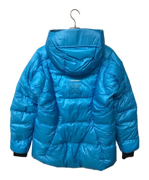 MAMMUT（マムート）MAMMUT (マムート) アイガーヨッホ プロ インサレーション フーデット ジャケット（トレッキングウェア) スカイブルー×オレンジ サイズ:Lの古着・服飾アイテム