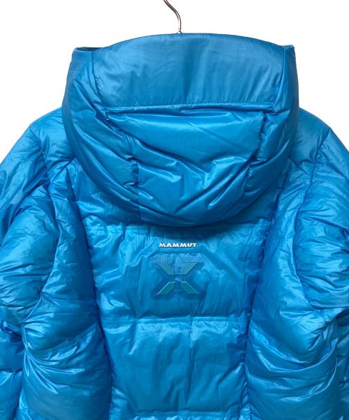 MAMMUT（マムート）MAMMUT (マムート) アイガーヨッホ プロ インサレーション フーデット ジャケット（トレッキングウェア) スカイブルー×オレンジ サイズ:Lの古着・服飾アイテム