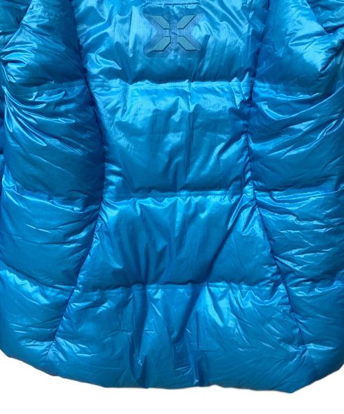 MAMMUT（マムート）MAMMUT (マムート) アイガーヨッホ プロ インサレーション フーデット ジャケット（トレッキングウェア) スカイブルー×オレンジ サイズ:Lの古着・服飾アイテム