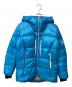 MAMMUT（マムート）の古着「アイガーヨッホ プロ インサレーション フーデット ジャケット（トレッキングウェア)」｜スカイブルー×オレンジ