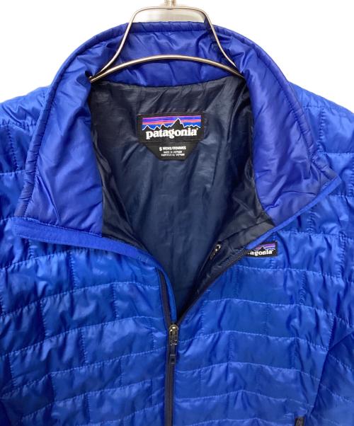 Patagonia（パタゴニア）Patagonia (パタゴニア) ナノパフジャケット（トレッキングウェア) ブルー サイズ:Sの古着・服飾アイテム