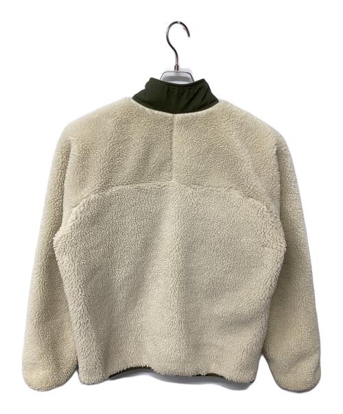 Patagonia（パタゴニア）Patagonia (パタゴニア) クラシック・レトロX・ジャケット ホワイト×グリーン サイズ:Mの古着・服飾アイテム
