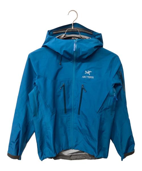 ARC'TERYX（アークテリクス）ARC'TERYX (アークテリクス) Alpha SV Jacket（トレッキングウェア/レインウェア) スカイブルー サイズ:Mの古着・服飾アイテム