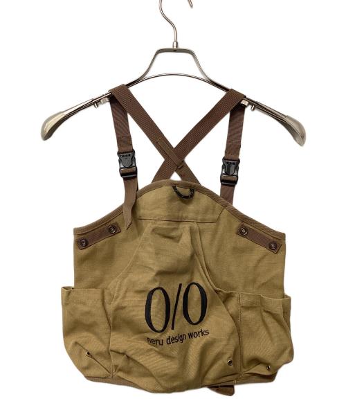 neru design works（ネルデザインワークス）neru design works (ネルデザインワークス) neru vest サンド サイズ:Fの古着・服飾アイテム