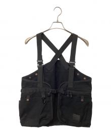 neru design works（ネルデザインワークス）の古着「neru vest」｜ブラック