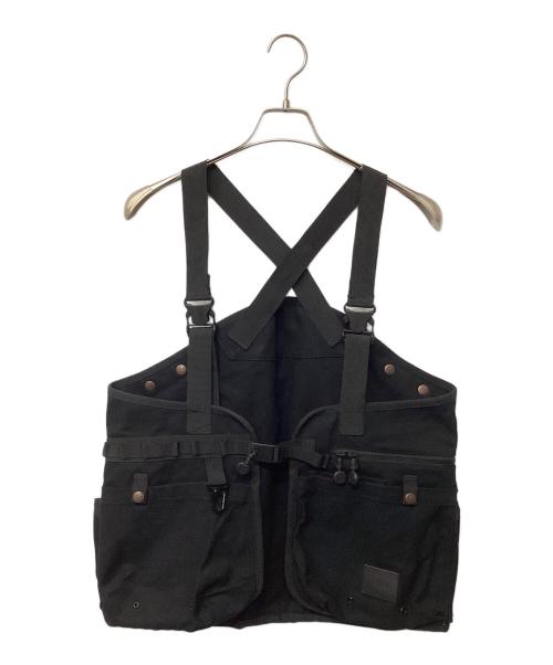 neru design works（ネルデザインワークス）neru design works (ネルデザインワークス) neru vest ブラック サイズ:Fの古着・服飾アイテム