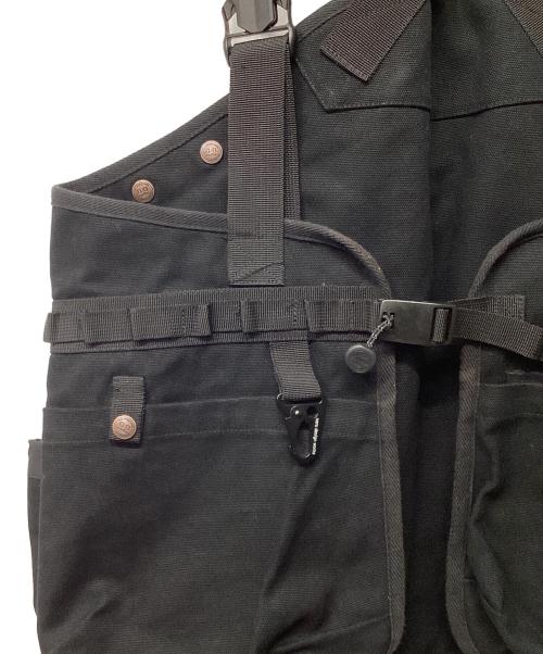 neru design works（ネルデザインワークス）neru design works (ネルデザインワークス) neru vest ブラック サイズ:Fの古着・服飾アイテム