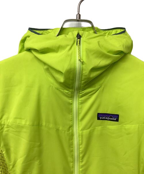 Patagonia（パタゴニア）Patagonia (パタゴニア) ナノエア・ライト・ハイブリッド・フーディ（トレッキングウェア) 黄緑 サイズ:XSの古着・服飾アイテム