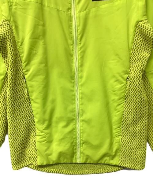Patagonia（パタゴニア）Patagonia (パタゴニア) ナノエア・ライト・ハイブリッド・フーディ（トレッキングウェア) 黄緑 サイズ:XSの古着・服飾アイテム