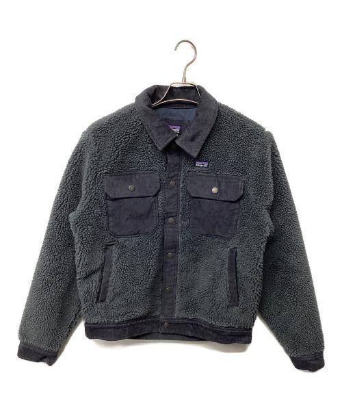 Patagonia（パタゴニア）Patagonia (パタゴニア) レトロXトラッカージャケット グレー×ネイビー サイズ:XSの古着・服飾アイテム