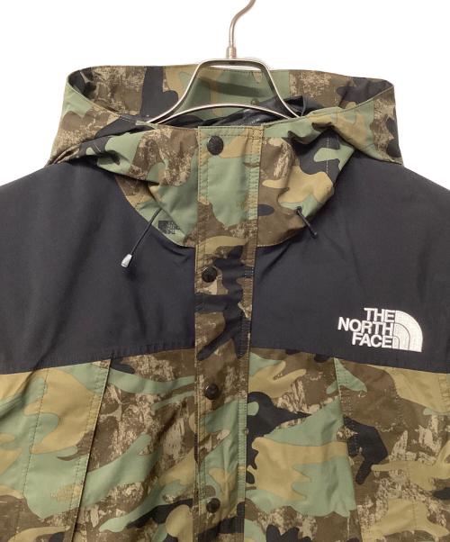 THE NORTH FACE（ザ ノース フェイス）THE NORTH FACE (ザ ノース フェイス) ノベルティマウンテンライトジャケット オリーブ×ブラック サイズ:Mの古着・服飾アイテム