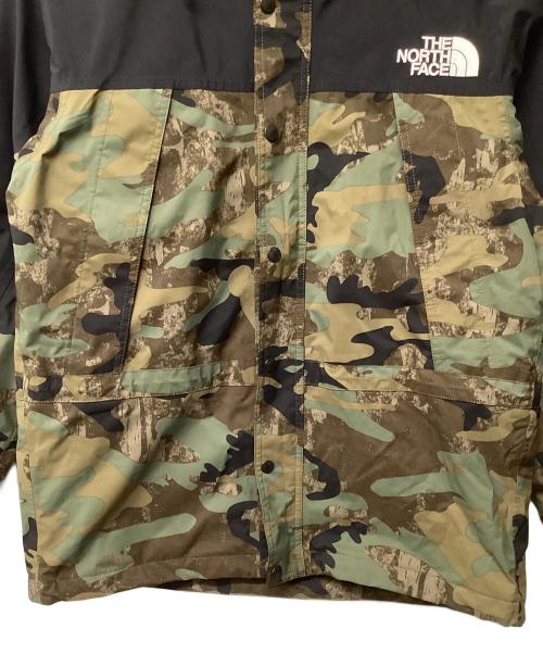 THE NORTH FACE（ザ ノース フェイス）THE NORTH FACE (ザ ノース フェイス) ノベルティマウンテンライトジャケット オリーブ×ブラック サイズ:Mの古着・服飾アイテム
